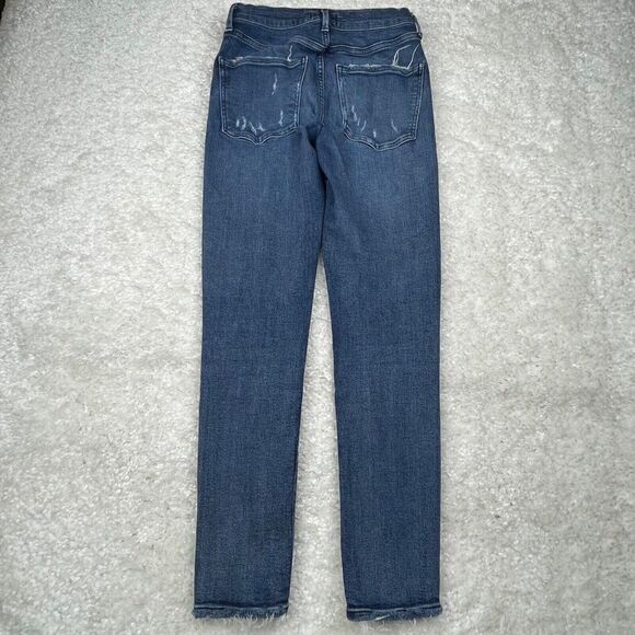Agolde Sophie High Rise Skinny Distress Crop Jean - Picture 4 of 16